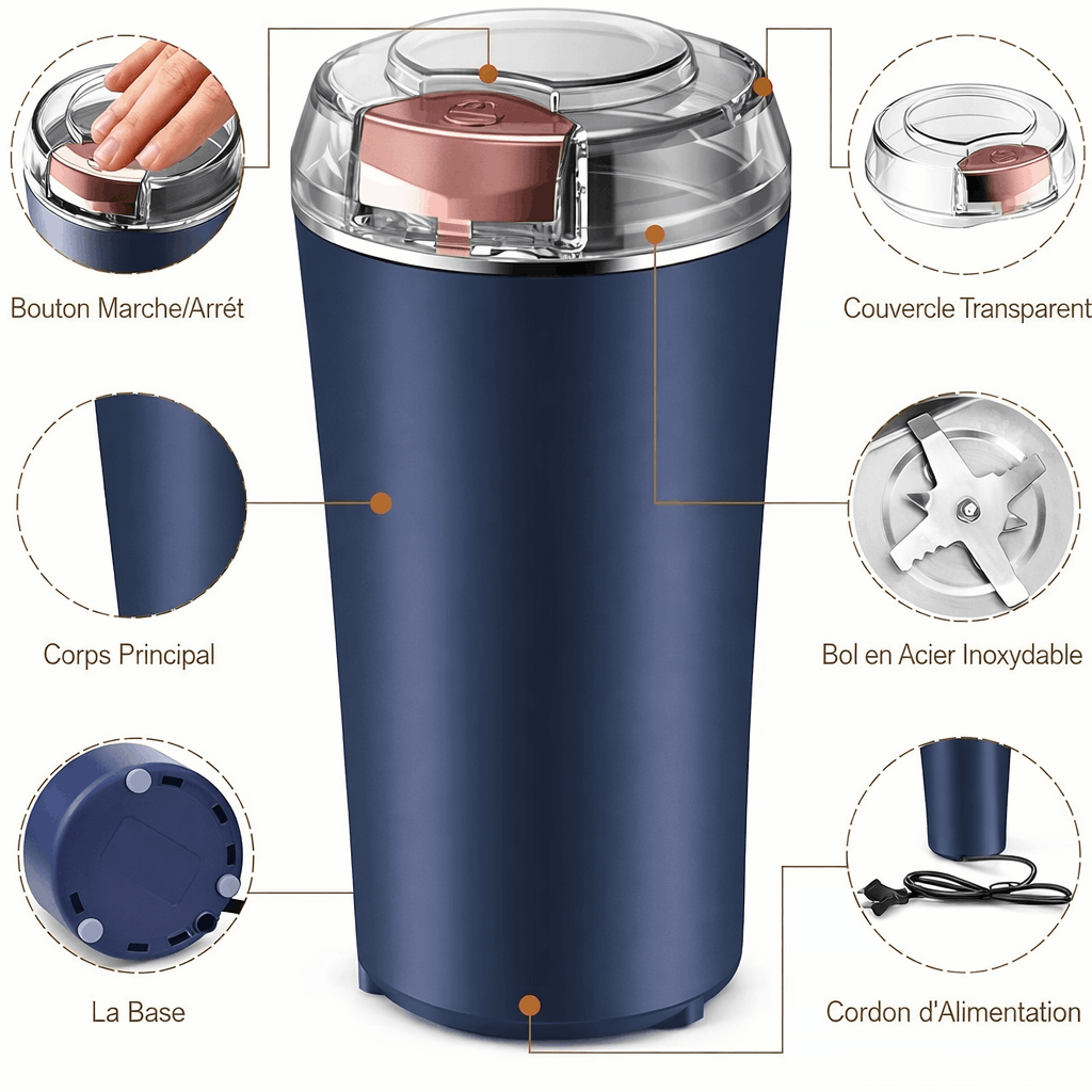 Hachoir électrique portable multifonction