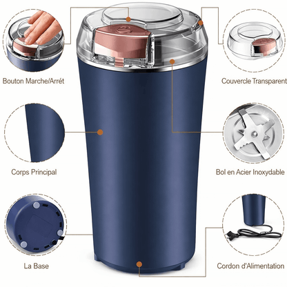 Hachoir électrique portable multifonction