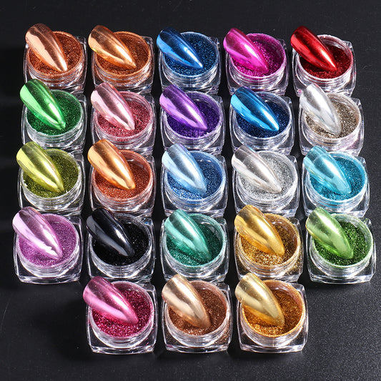 Varche Nail Art High Gloss Crystal Powder (Full Set)